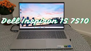 Dell Inspiron 15 7510 Laptop Review 2022 model [upl. by Yadrahs]