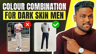 Clothes Colour Combinations For Dark Men  In Hindi  Love Dark [upl. by Trinidad171]