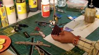 How To Make Leather Earrings [upl. by Ettennaej]