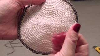 How to knit a kippah step 7 [upl. by Mont]