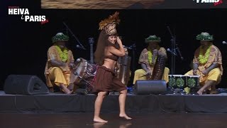 Moena Maiotui  Guest Heiva i Paris 2016  Otea performance Ori Tahiti [upl. by Puri]