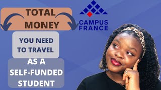 TOTAL COST OF TRAVELLING TO 🇫🇷AS A SELFFUNDED STUDENT HOW MUCH YOU NEED TO BUDGET [upl. by Konyn534]