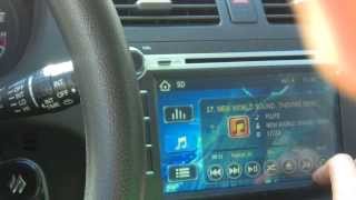 SUZUKI SWIFT CAR VIDEO amp SOUND SYSTEM [upl. by Cheng]