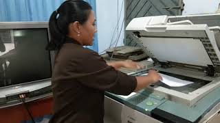 Procedure how to copy document using photocopy machine [upl. by Annie]