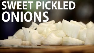 Sweet Pickled Onions Recipe [upl. by Manley]