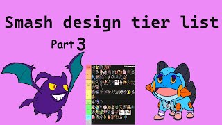 Smash Bros Design tier list part 3 SSBB [upl. by Ahsyia]