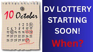 DV Lottery Starting Soon Get Ready [upl. by Ahsetal660]