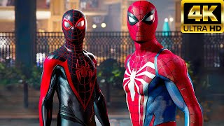 SpiderMan 2 All Cutscenes Full Movie 2023 4K ULTRA HD [upl. by Nohsram]