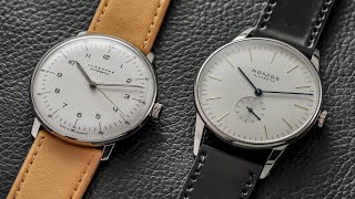 NOMOS vs Junghans What to Consider Before Buying  Junghans Max Bill amp NOMOS Orion [upl. by Latterll]