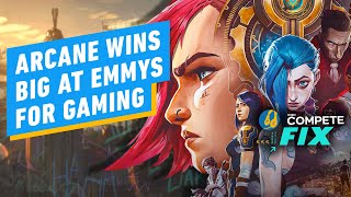 League of Legends’ Arcane Wins Big at Emmys  IGN Compete Fix [upl. by Narmak949]