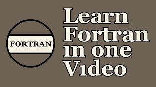 Fortran Tutorial [upl. by Amandie]