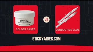 Conductive Glue vs Solder [upl. by Yatnod]