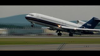 Roush Air Boeing 727200 Takeoff [upl. by Nirac235]