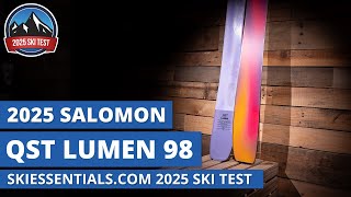 2025 Salomon QST Lumen 98  SkiEssentialscom Ski Test Review [upl. by Ahtenak228]