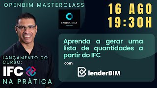 Aprenda a gerar uma lista de quantidades a partir do IFC [upl. by Grassi]