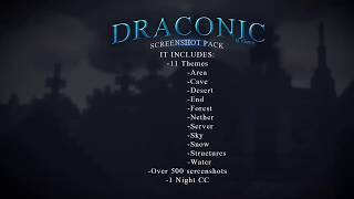 Draconic Minecraft screenshot pack FREE by Dracoartz 1 [upl. by Vivle]