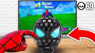 Fortnite But Every Kill  Superhero Keyboard [upl. by Stickney]