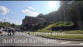 Berkshires late summer Friday drive  just Great Barrington Massachusetts [upl. by Nylesaj680]