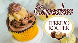 Cupcake Ferrero Rocher chocolate y avellanas  Quiero Cupcakes [upl. by Alcina]