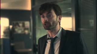 David Tennant in the same scene for British and American versions of Broadchurch [upl. by Esina]