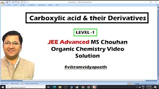 31 to 33 Carboxylic Acid and Their Derivatives [upl. by Aener]