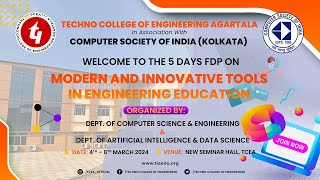 5 Days of FDP in Modern amp Innovative Tools in Engineering Education  Dr Joy Lal Sarkar [upl. by Kapeed]