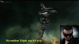 Myrmidon 00 Solo PVP  Eve online [upl. by Budde]