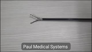 Laparoscopic Monopolar Babcock organ grasping forceps surgicalinstrument laparoscopysurgery [upl. by Assirod]