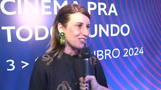 Patrícia Fróes diretora de Incondicional no tapete vermelho do Festival do Rio 2024 [upl. by Mintz]