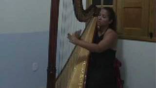 Tenara Gadara plays Handel Harp Concerto [upl. by Itnahsa538]