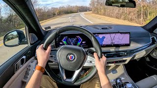 2023 BMW Alpina XB7 — Driving The 180mph 7Seater SUV [upl. by Raddy]