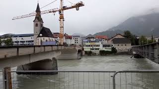 schwaztirol Neubau der Steinbrücke in Schwaz Tirol Austria [upl. by Nathanial]