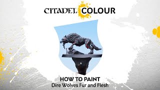 How to Paint Soulblight Gravelords Dire Wolves Flesh and Fur [upl. by Bunch123]