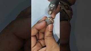 Gold ring kating hand machine ❤️😘🥰viralvideo gold golddesig ring trindingshorts [upl. by Ludvig]