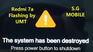 Redmi 7a Flashing by UMT [upl. by Marek]