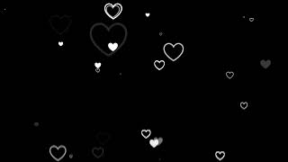 Love effect black screen  heart effect video black screen [upl. by Akeenahs]