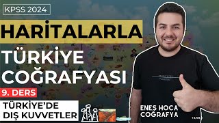 Haritalarla Türkiye Coğrafyası I Türkiyede Dış Kuvvetler I Enes Hoca kpsscoğrafya [upl. by Ruhtracm152]