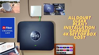 jio fiber all doubt clear  channel list  30 mbps plan  Jio fiber installation  part  1 [upl. by Sivra163]