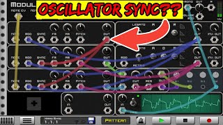 What is Oscillator Sync Sync Effect Modular Patch [upl. by Turnbull]