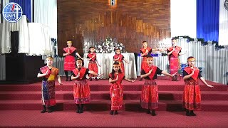 Tarian Tortor Anakanak Sekolah Minggu GKPI Medan Kota  quotLas Ma Rohamquot [upl. by Machute]