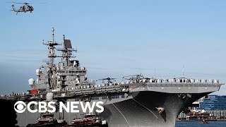 On board the USS Bataan warship anchored off the Mediterranean coastline [upl. by Isac]