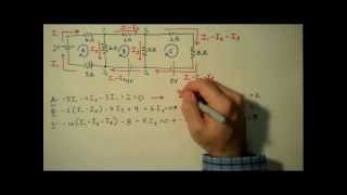 How to Solve a Kirchhoffs Rules Problem  Matrix Example [upl. by Ahsienak]