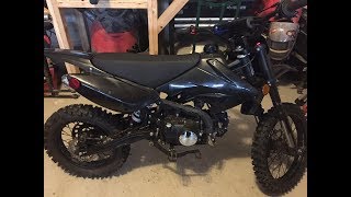 TaoTao DB17 Modifications New Pit Bike [upl. by Mezoff]