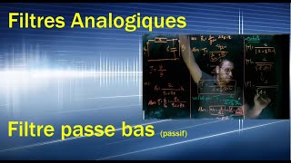 Filtre Analogique passif passe bas بالدارجة [upl. by Xanthe]