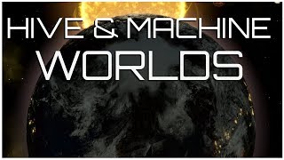 Stellaris  22 Hiveworlds and Machineworlds New stuff for Utopia and SynthDawn [upl. by Naivaf]