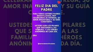 Feliz dia del padre Poema para los maravillosos padres en su día💝padresdefamilia padres felizdia [upl. by Iras193]