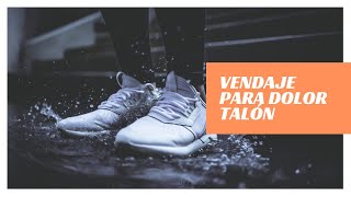 Vendaje de talón kinesiotape [upl. by Yedarb769]