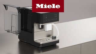 Coffee machine CM6XXX  Replace water container I Miele [upl. by Mikes728]