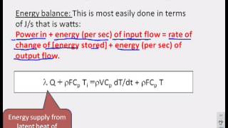 1st order modelling 11  heat exchanger [upl. by Ariuqahs]