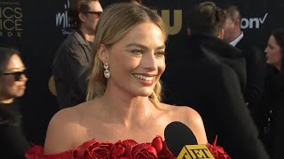 Margot Robbie REACTS to Possible Ryan Gosling REUNION on Ocean’s 11 Prequel Exclusive [upl. by Radborne143]